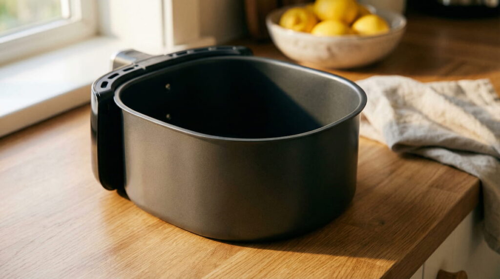 how to check air fryer basket coating for damage