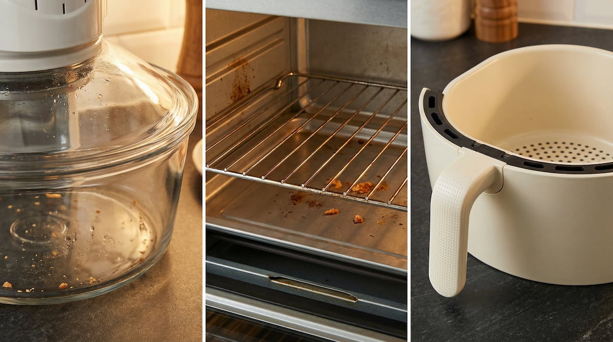 air fryer cooking surface materials glass stainless steel ceramic comparison