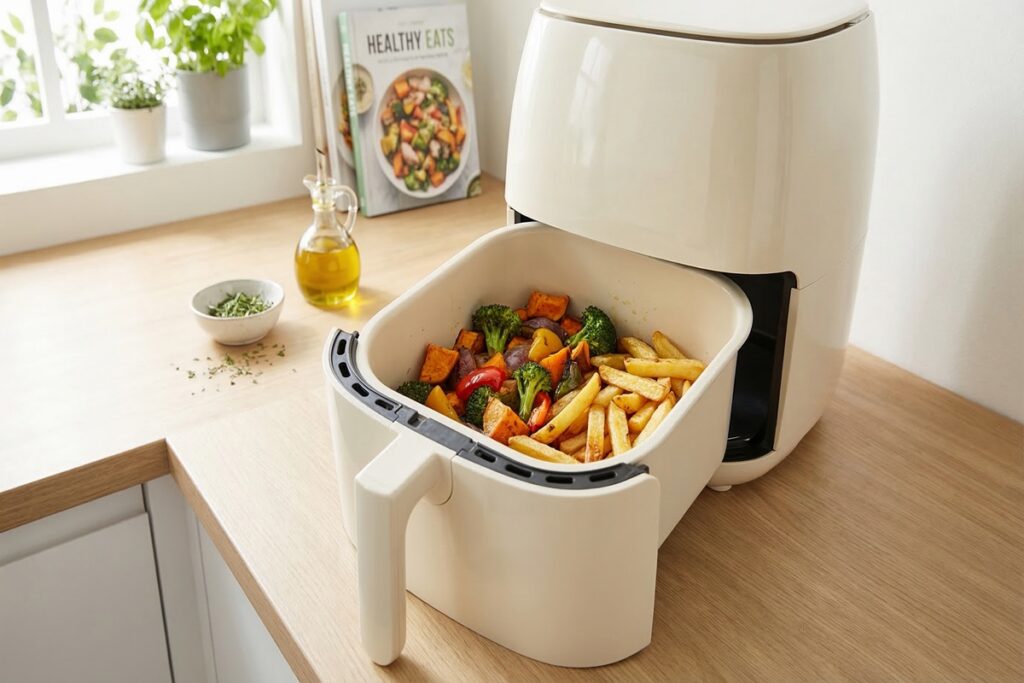 ceramic air fryer PFAS-free cooking 2026