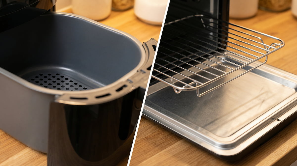 ceramic air fryer coating vs stainless steel interior comparison