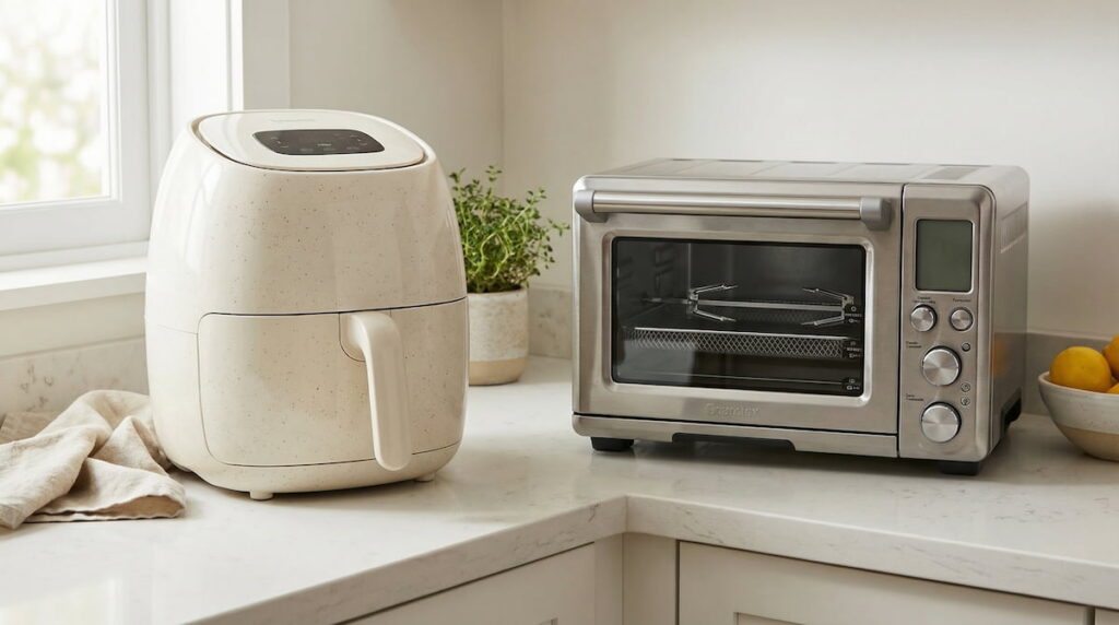 ceramic vs stainless steel air fryer comparison 2026