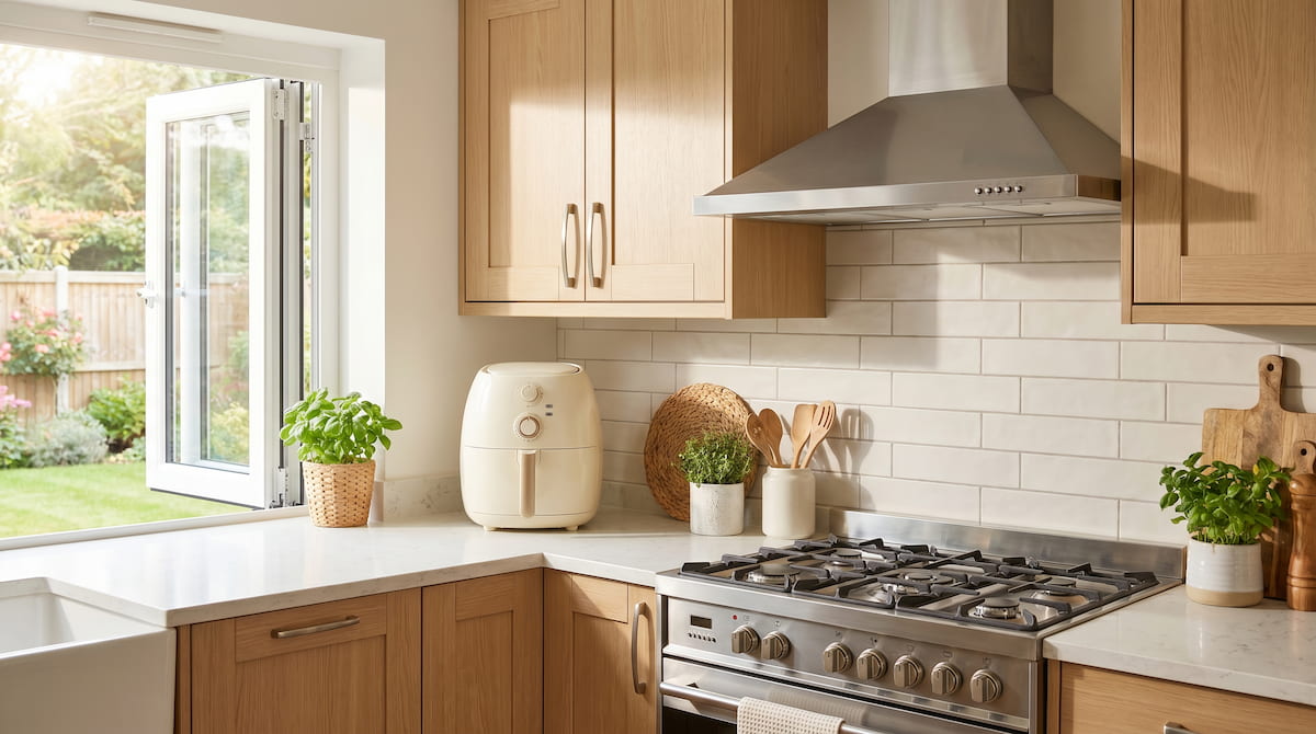 air fryer cancer safe ceramic non-toxic ventilated kitchen cooking