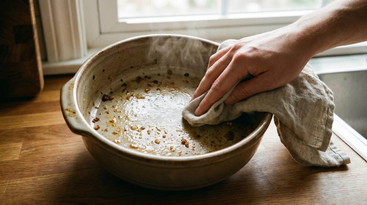 air fryer food tastes like chemicals fix clean ceramic basket wipe down