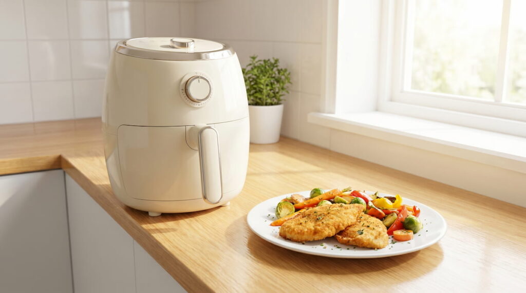 air fryer food tastes like chemicals fix ceramic clean cooking result
