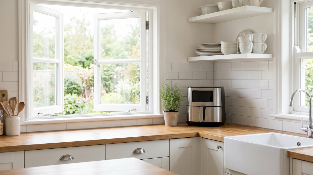 are air fryer fumes dangerous reduce risk open window ventilation kitchen