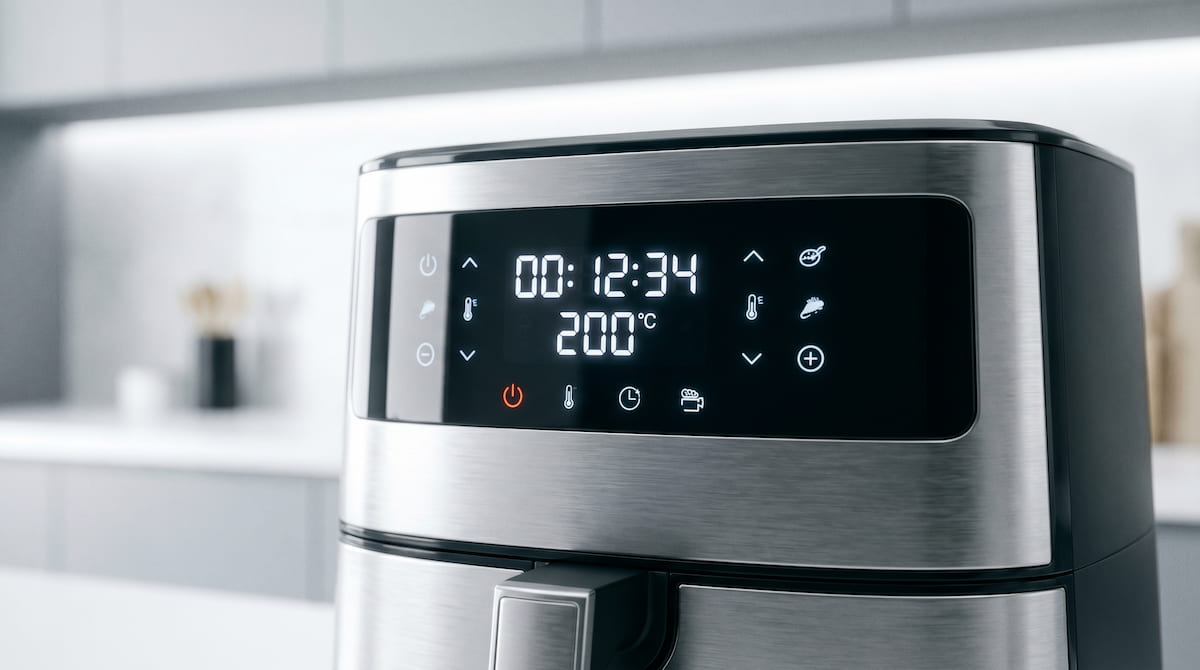 is air fryer safe to leave on auto shut off timer control panel