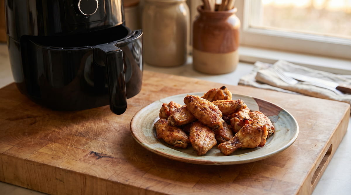 air fryer vs microwave reheating chicken wings crispy