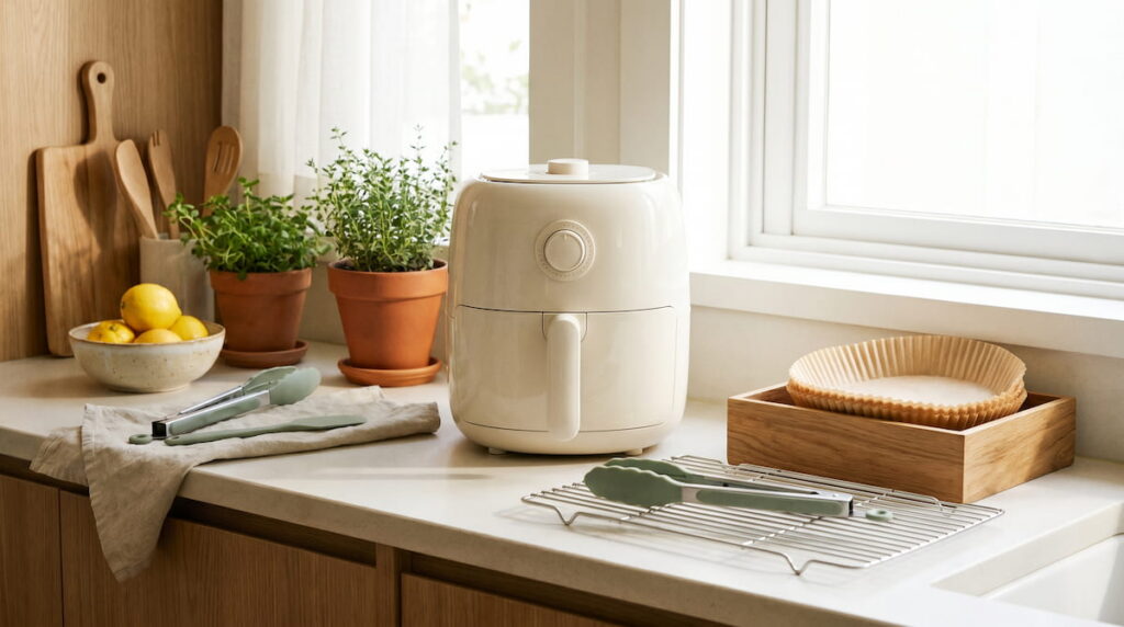 are air fryer accessories safe silicone stainless parchment ceramic air fryer