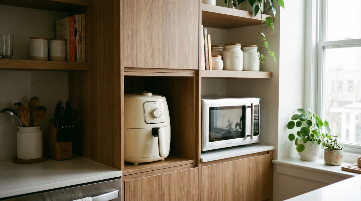 best air fryer apartment small kitchen storage