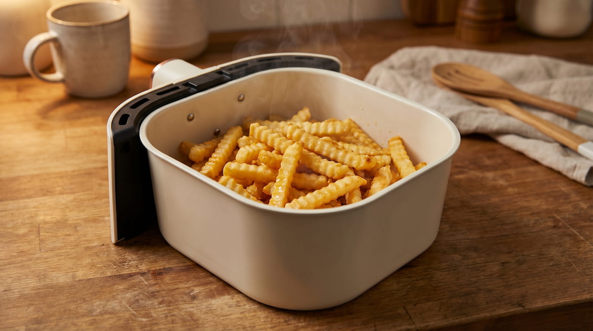 best air fryer under 100 pfas free ceramic basket cooking