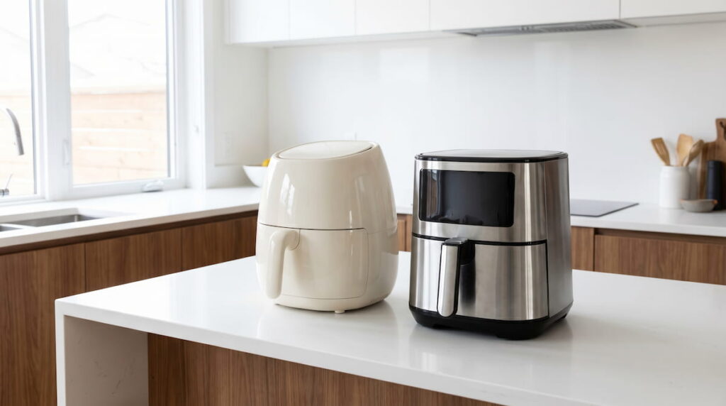 best non toxic air fryer under 150 on kitchen counter
