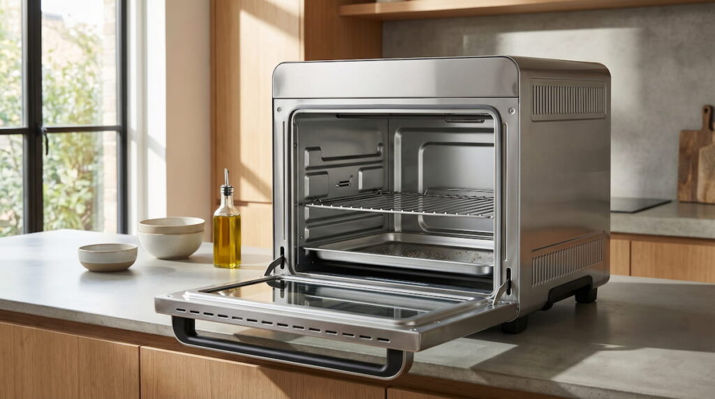 best oven style air fryer pfas free on kitchen counter