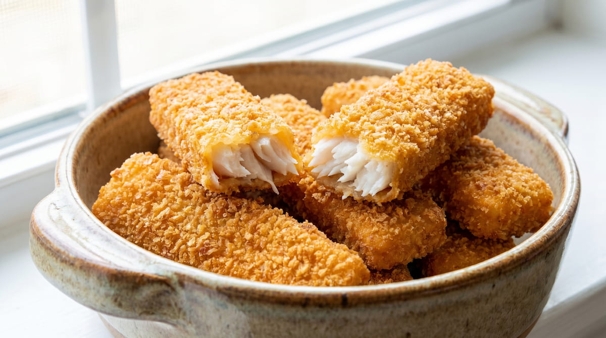 how to cook frozen fish sticks in air fryer crispy result ceramic basket safe