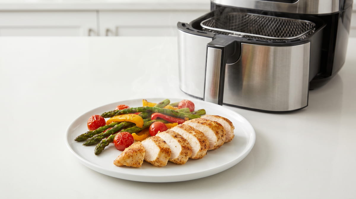 healthy weight loss meal from non-toxic air fryer no pfas risk