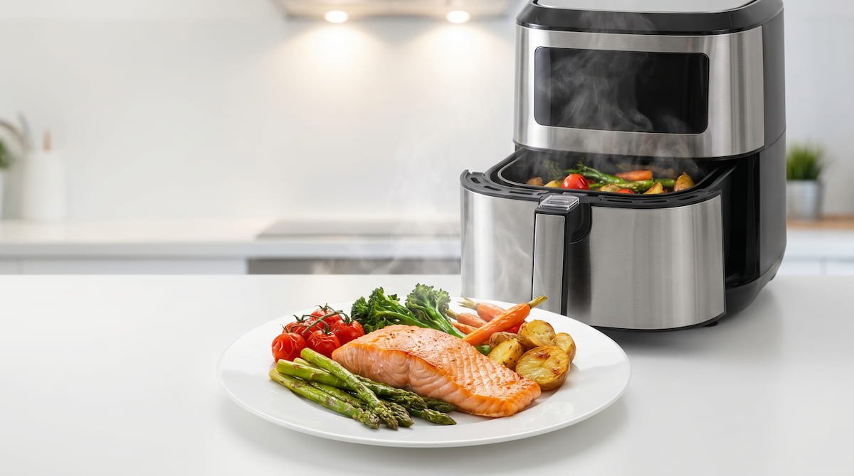 heart healthy meal from non-toxic air fryer no pfas risk