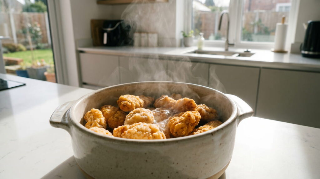 how to cook frozen chicken in air fryer ceramic basket safe non toxic