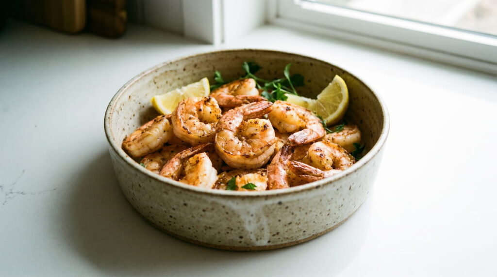 how to cook frozen shrimp in air fryer ceramic basket safe non toxic