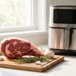 how to cook steak in air fryer non toxic with safe basket