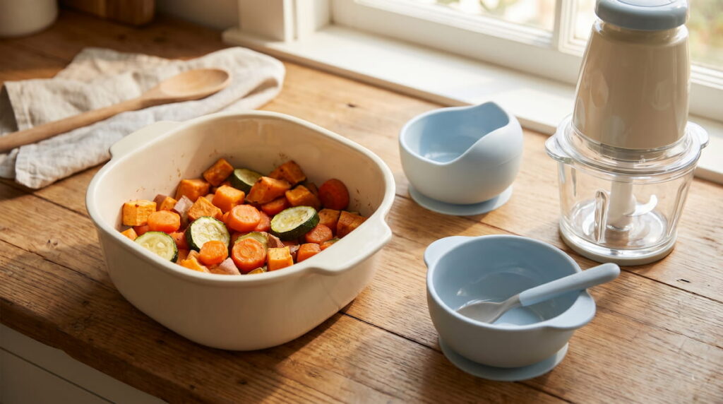 how to make baby food in air fryer ceramic basket setup safe