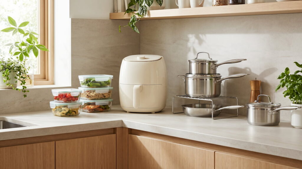 how to reduce pfas exposure in your kitchen ceramic air fryer glass containers stainless steel