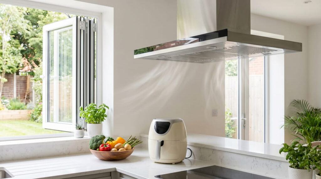 is air fryer safe for asthma in well ventilated kitchen