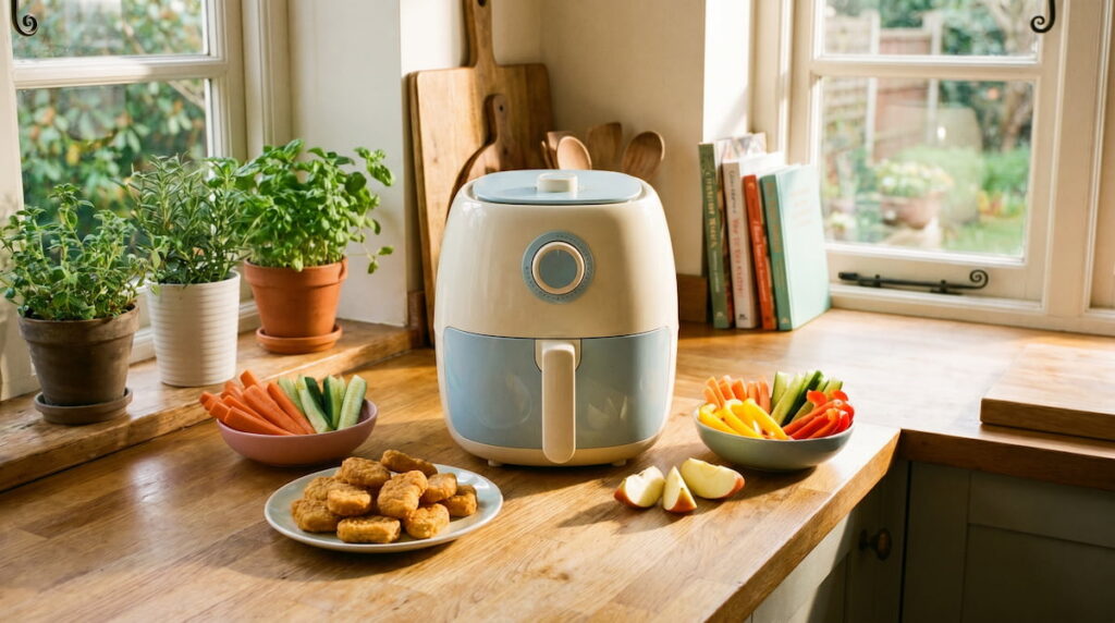 is air fryer safe for kids ceramic non toxic family kitchen setup