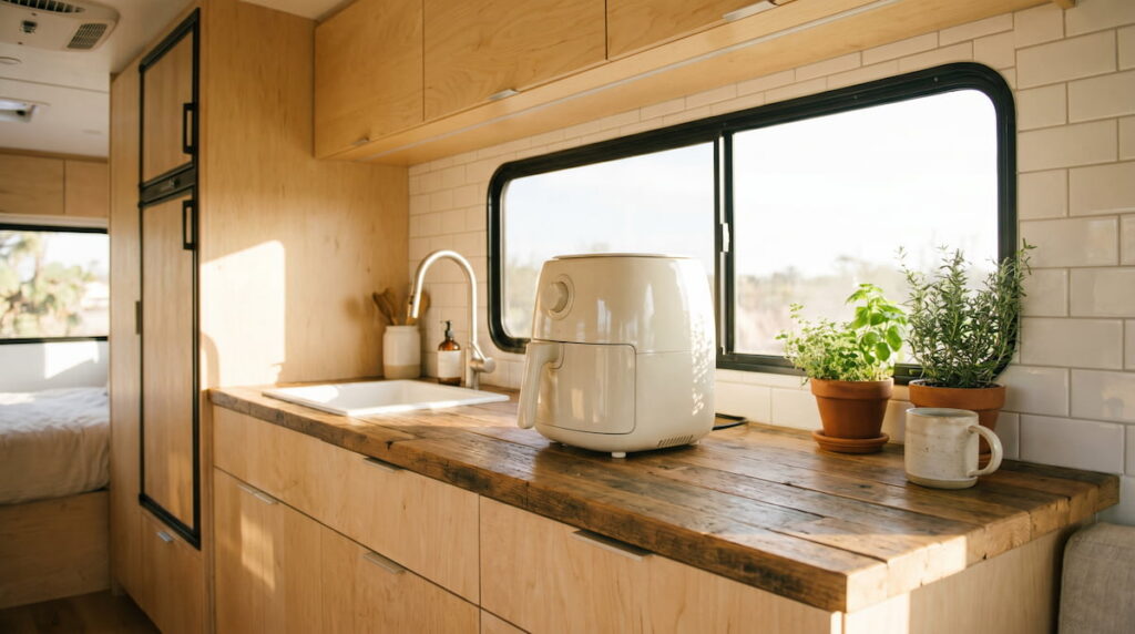 is air fryer safe in rv camper ceramic air fryer compact kitchen