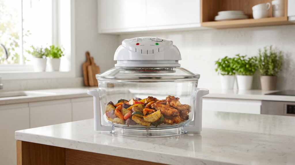 is big boss glass air fryer pfas free cooking surface review honest