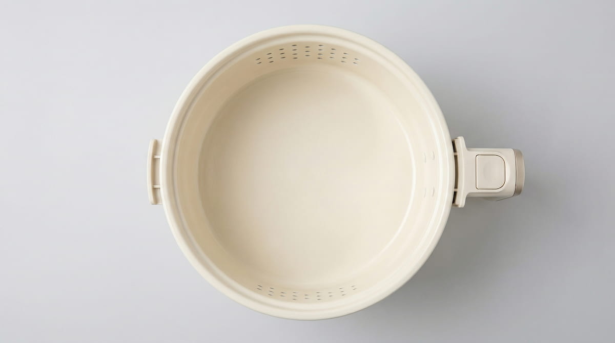 ninja af150amz review – ceramic basket interior close-up