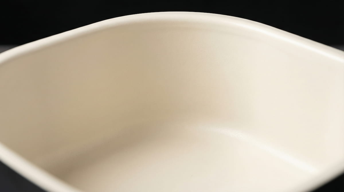 ninja air fryer ceramic basket – smooth ceramic coating surface close-up