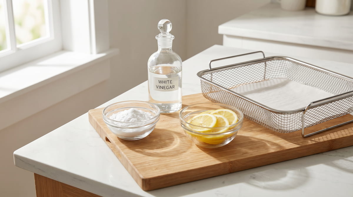 non-toxic ingredients for deep cleaning an air fryer
