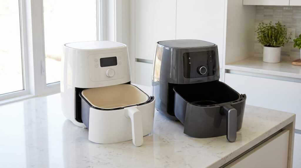non toxic air fryer vs regular air fryer side by side comparison