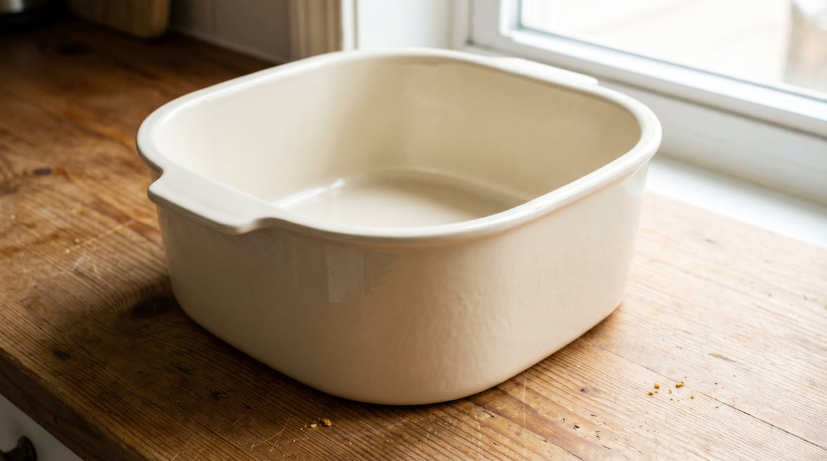 non toxic air fryer ceramic basket close up clean surface