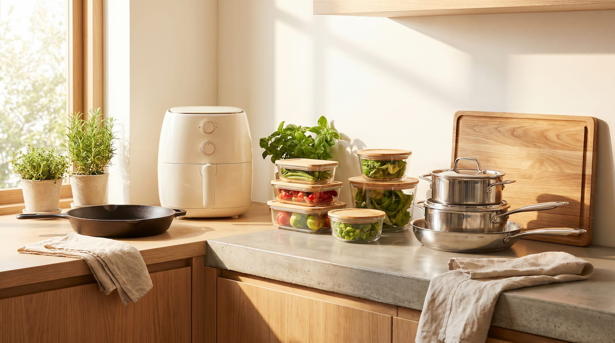 non toxic kitchen budget ceramic air fryer glass food storage containers affordable