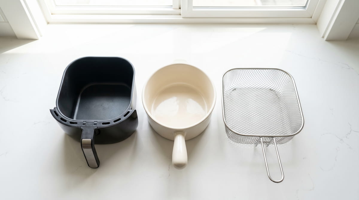 what is pfas in air fryer coating types nonstick ceramic stainless steel comparison