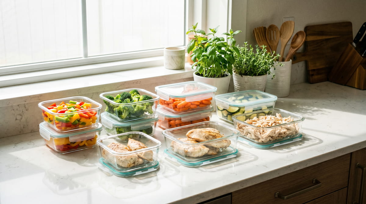 reduce pfas exposure kitchen glass food storage containers safe non toxic