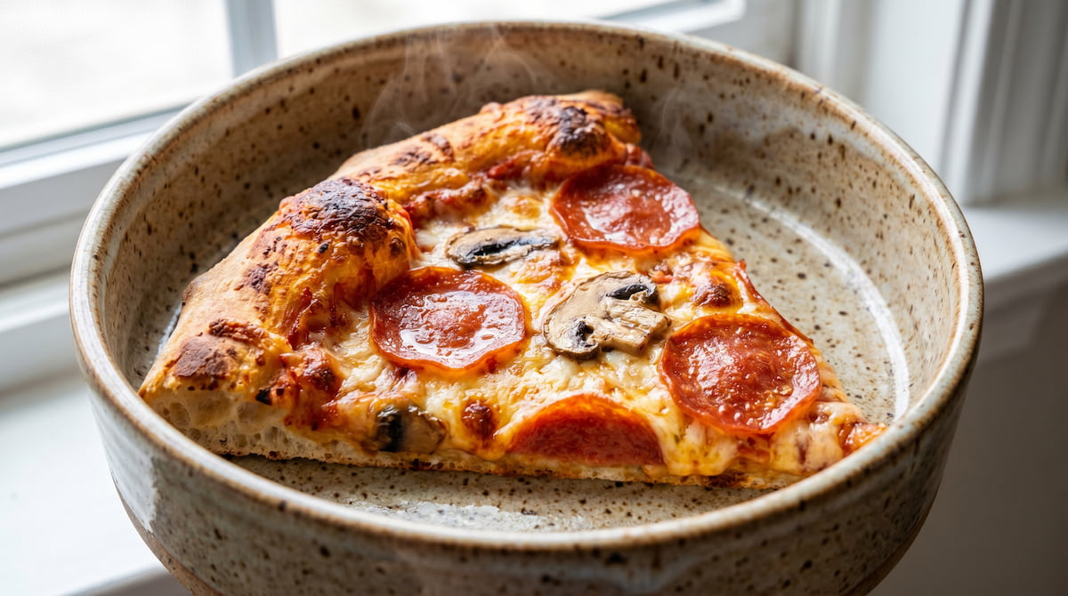 how to reheat leftovers in air fryer pizza crispy ceramic basket