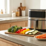 safe to cook fresh vegetables in air fryer on kitchen counter