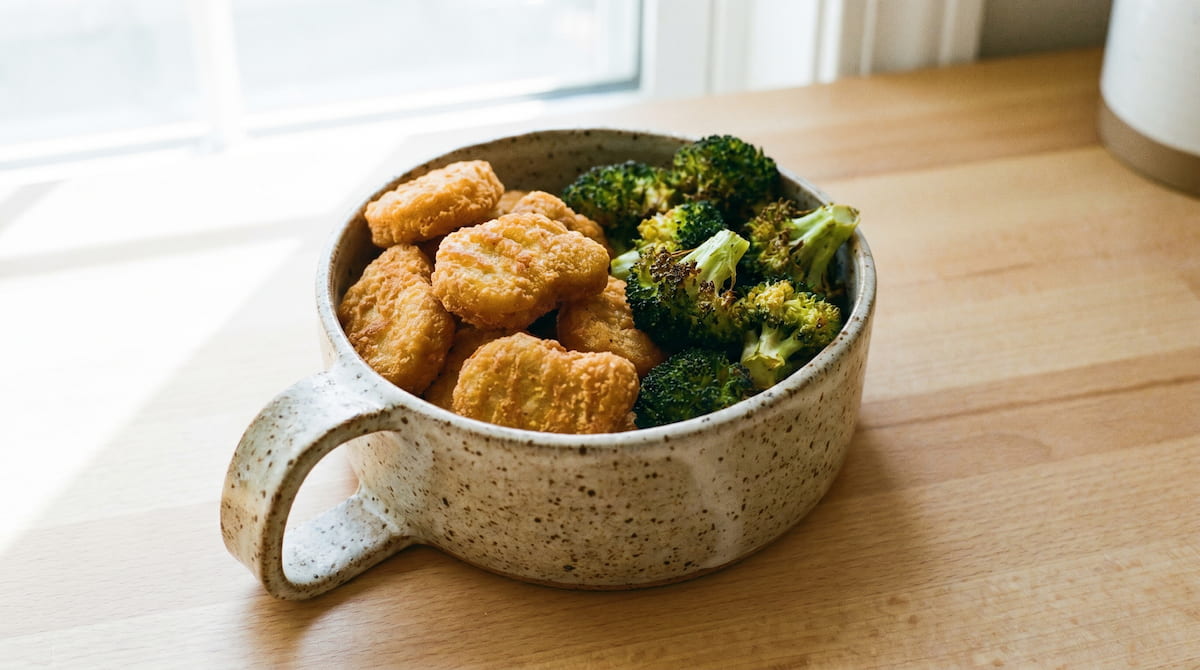 safest air fryer college students ceramic basket chicken broccoli pfas free