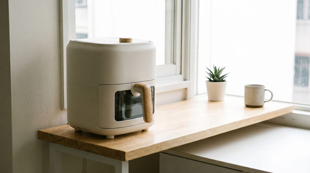 safest air fryer dorm room compact ceramic non-toxic small size