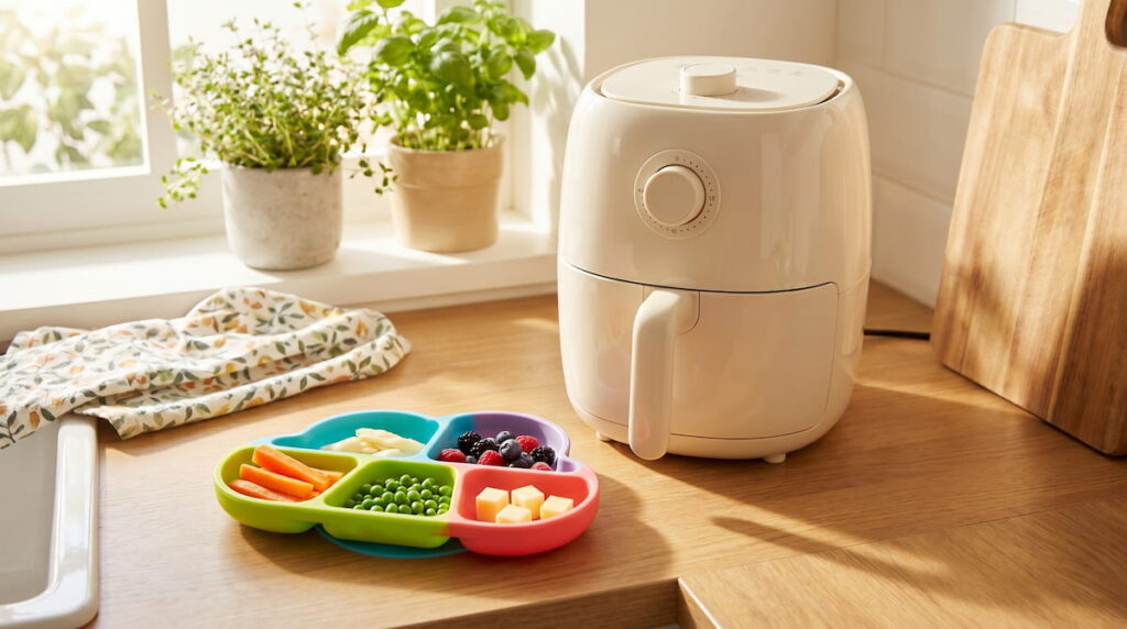 safest air fryer for toddlers ceramic non toxic family kitchen
