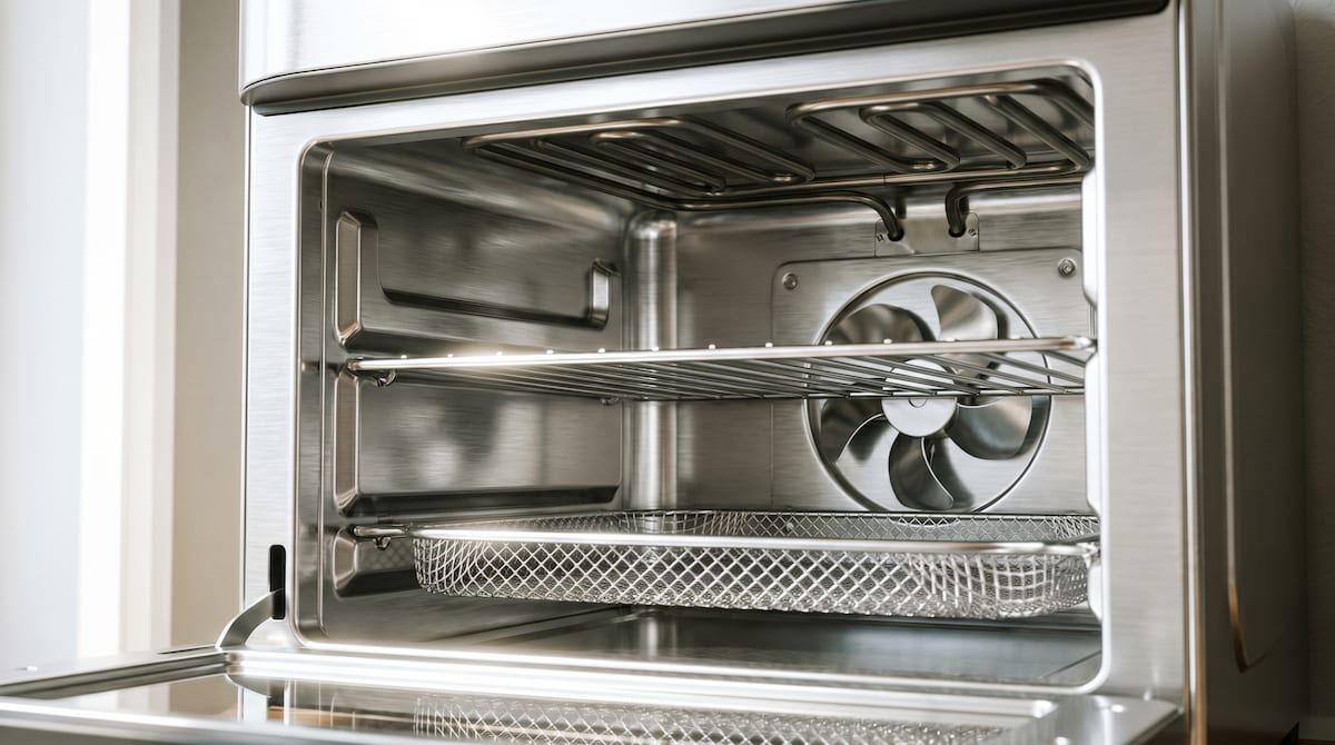 is stainless steel air fryer safer than ceramic interior no coating comparison