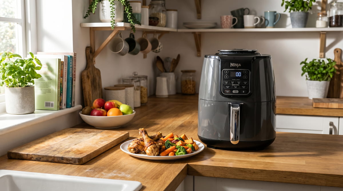 why switch non toxic air fryer ninja ceramic family meal vegetables chicken safe