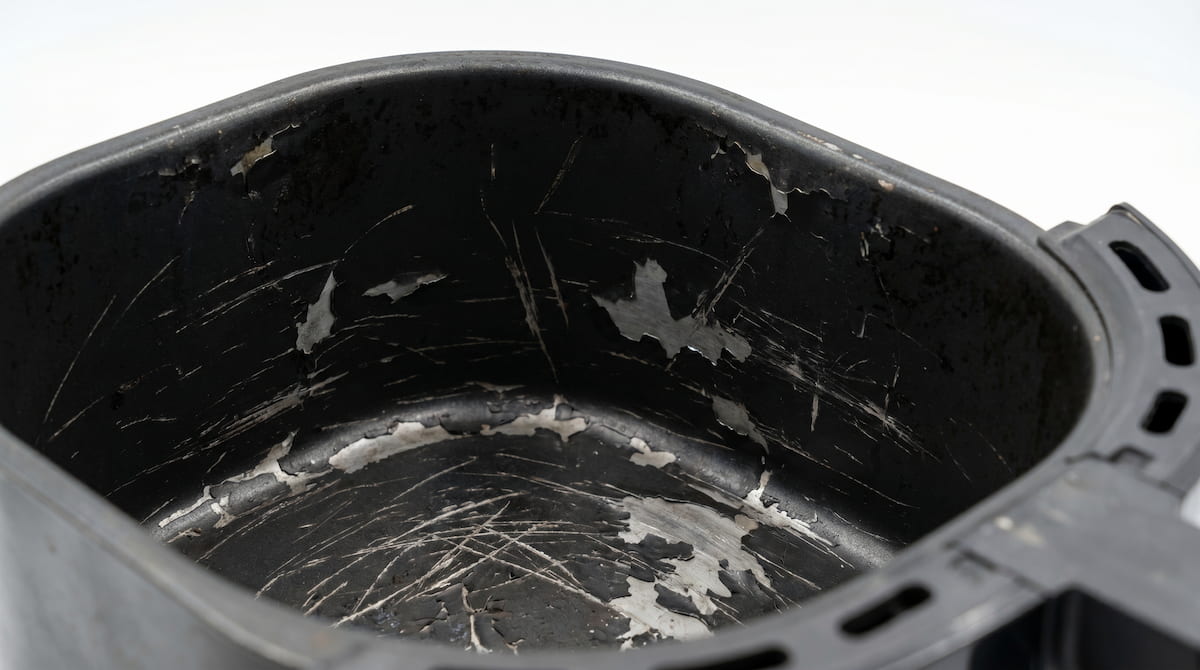 air fryer basket flaking coating sign it needs replacing