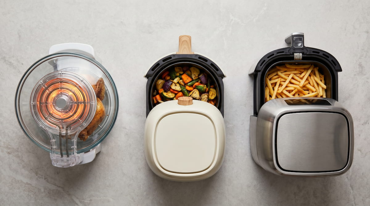 air fryer material comparison for chemical sensitivity glass ceramic stainless