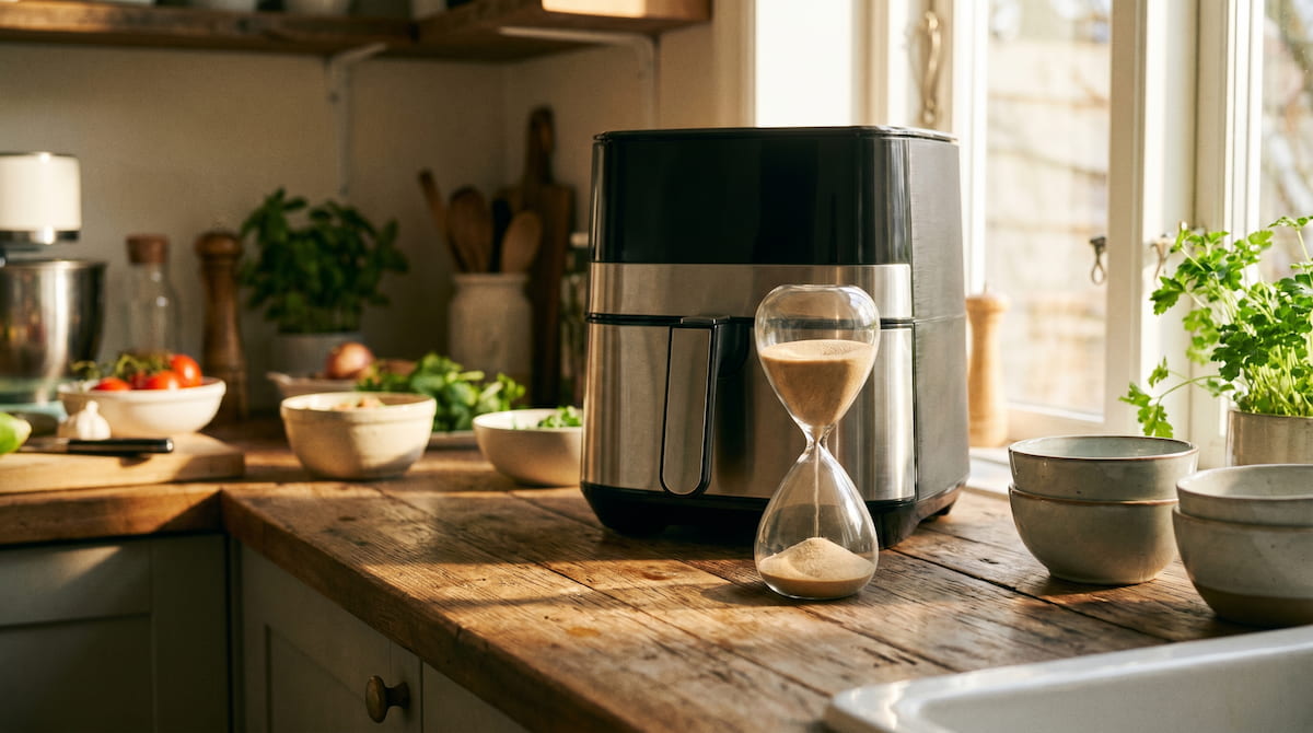 air fryer rest period between cooking sessions to prevent overuse damage