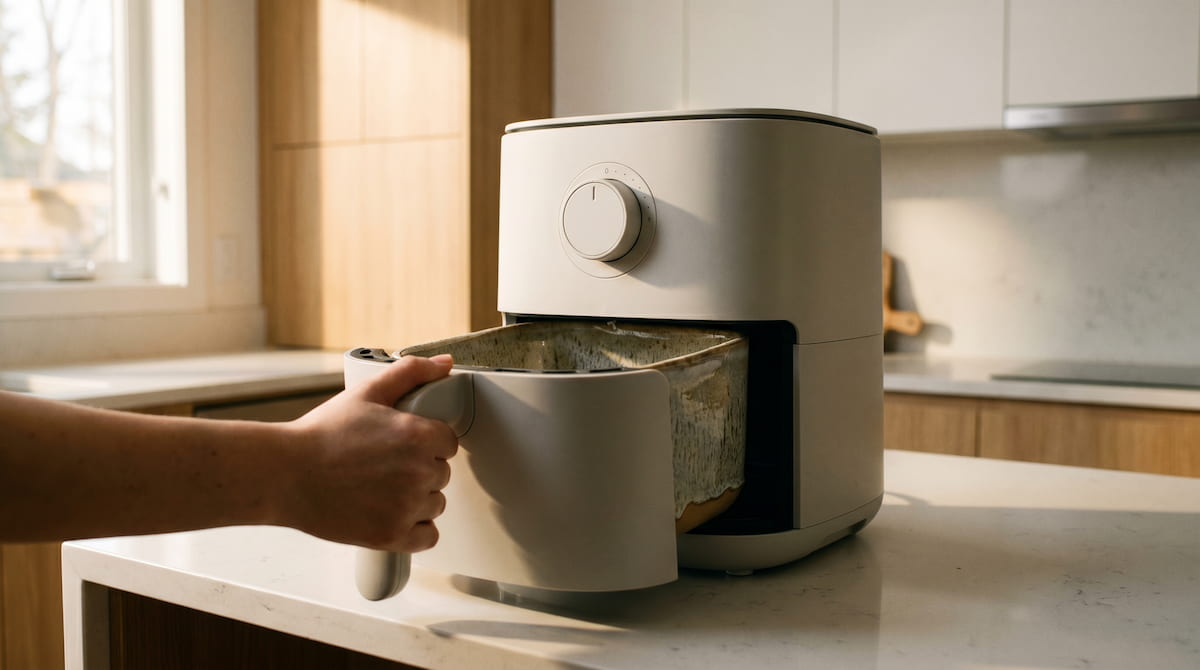 best air fryer for elderly parents easy to use ceramic basket