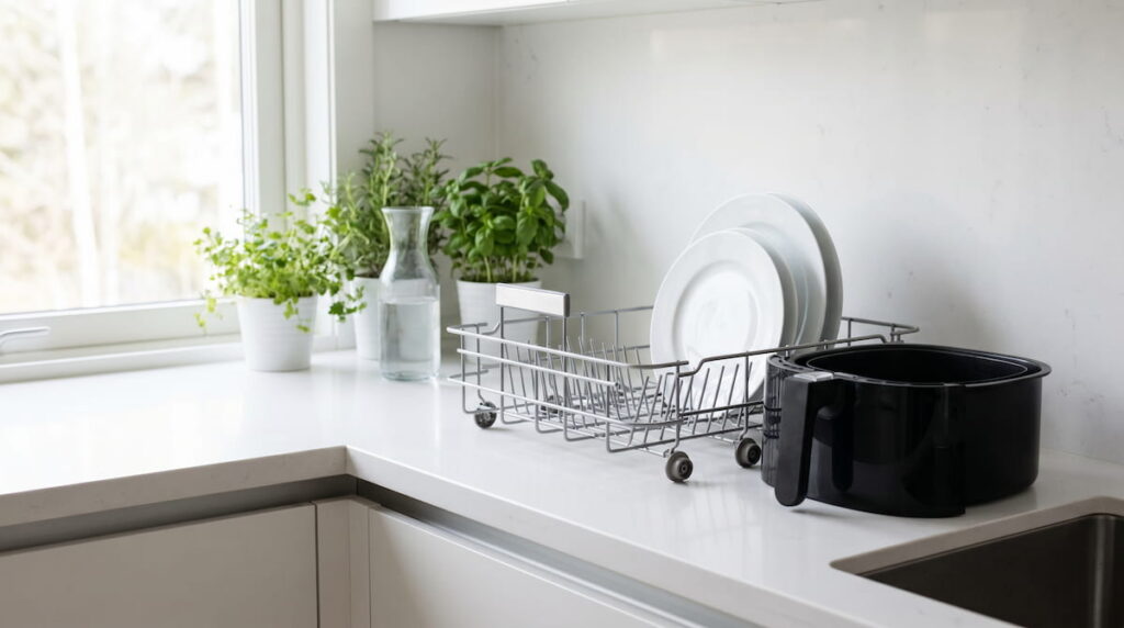 are air fryer baskets dishwasher safe ceramic nonstick comparison
