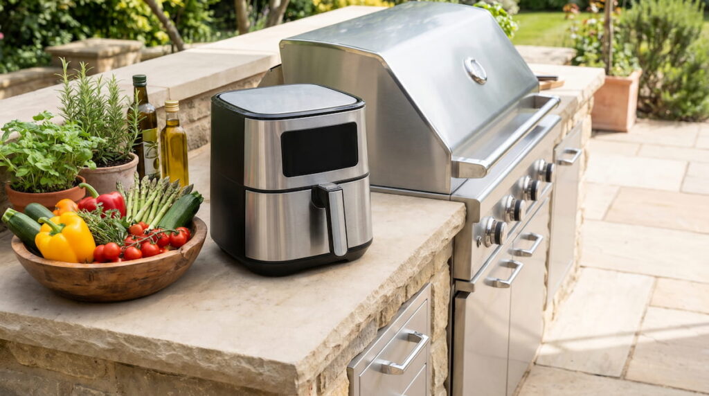 best air fryer outdoor kitchen non toxic setup