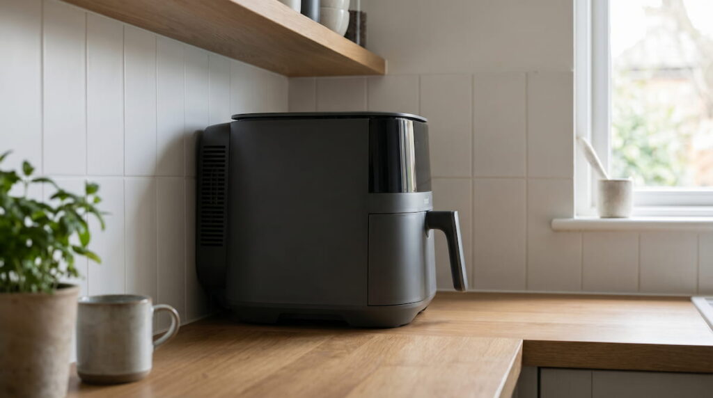 can you use air fryer near a wall fire risk clearance guide